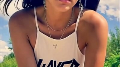 Dumb AI edit mad with grok, feat slayer fan, hot anime beach girl